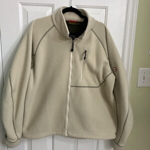 Timberland Men’s XL Beige Weather Gear Zip Up Fleece.
